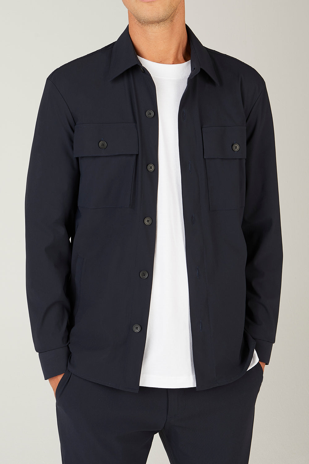 Travel Overshirt Buttoned